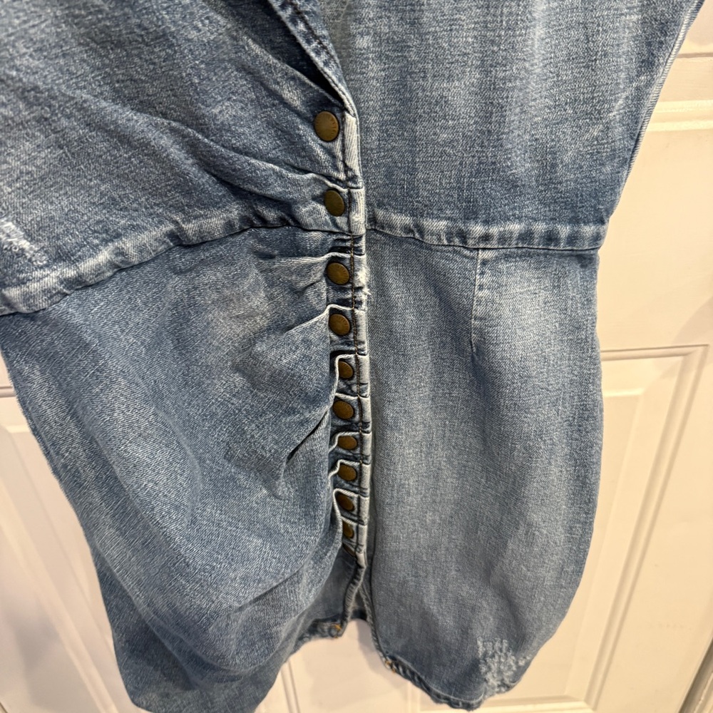 NWT Retrofete Gia Dress in Denim - Picture 6 of 8